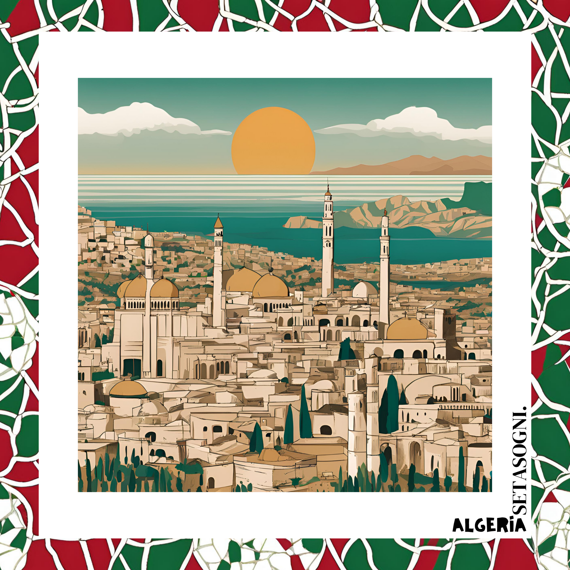 Algeria Silk Scarf