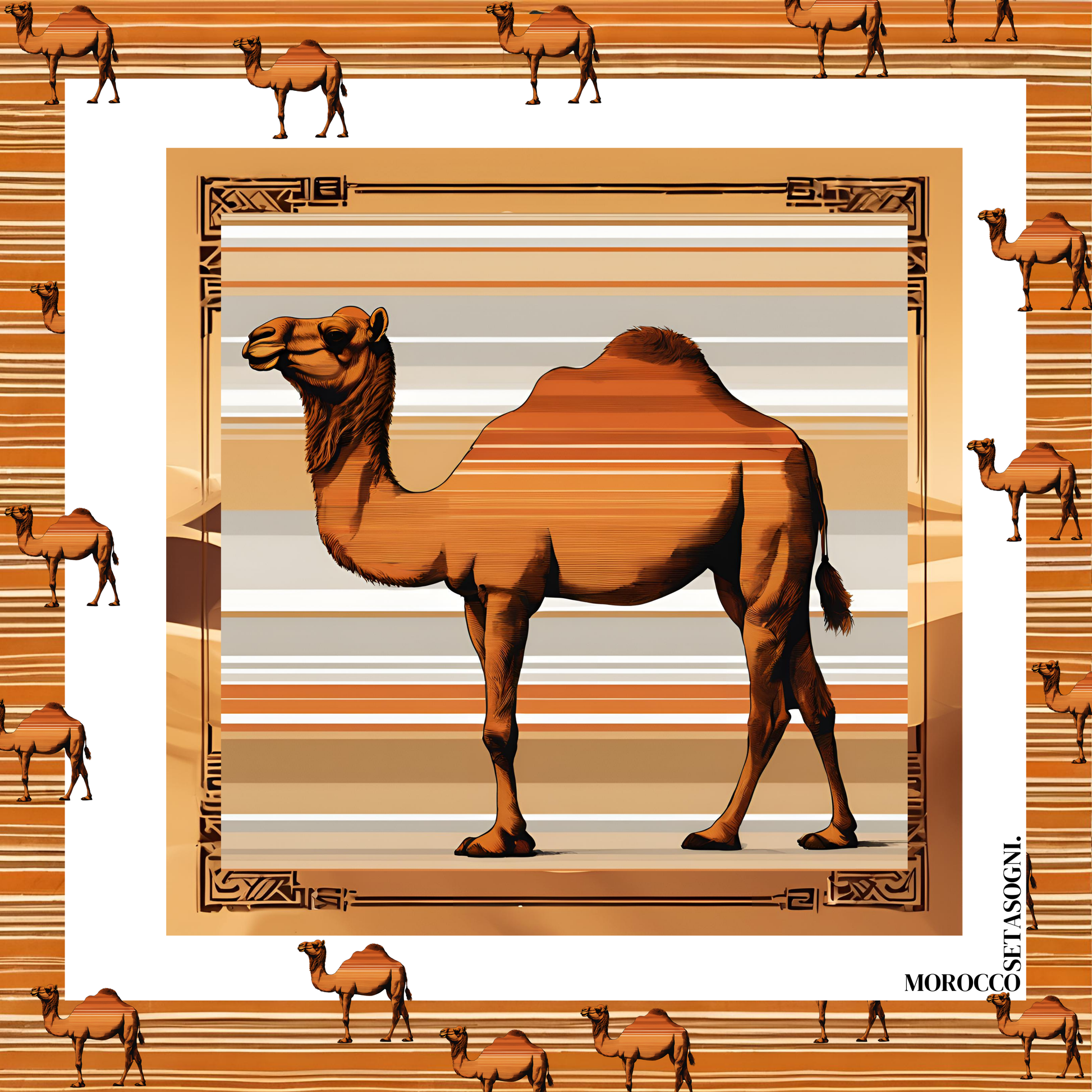Morocco Silk Scarf