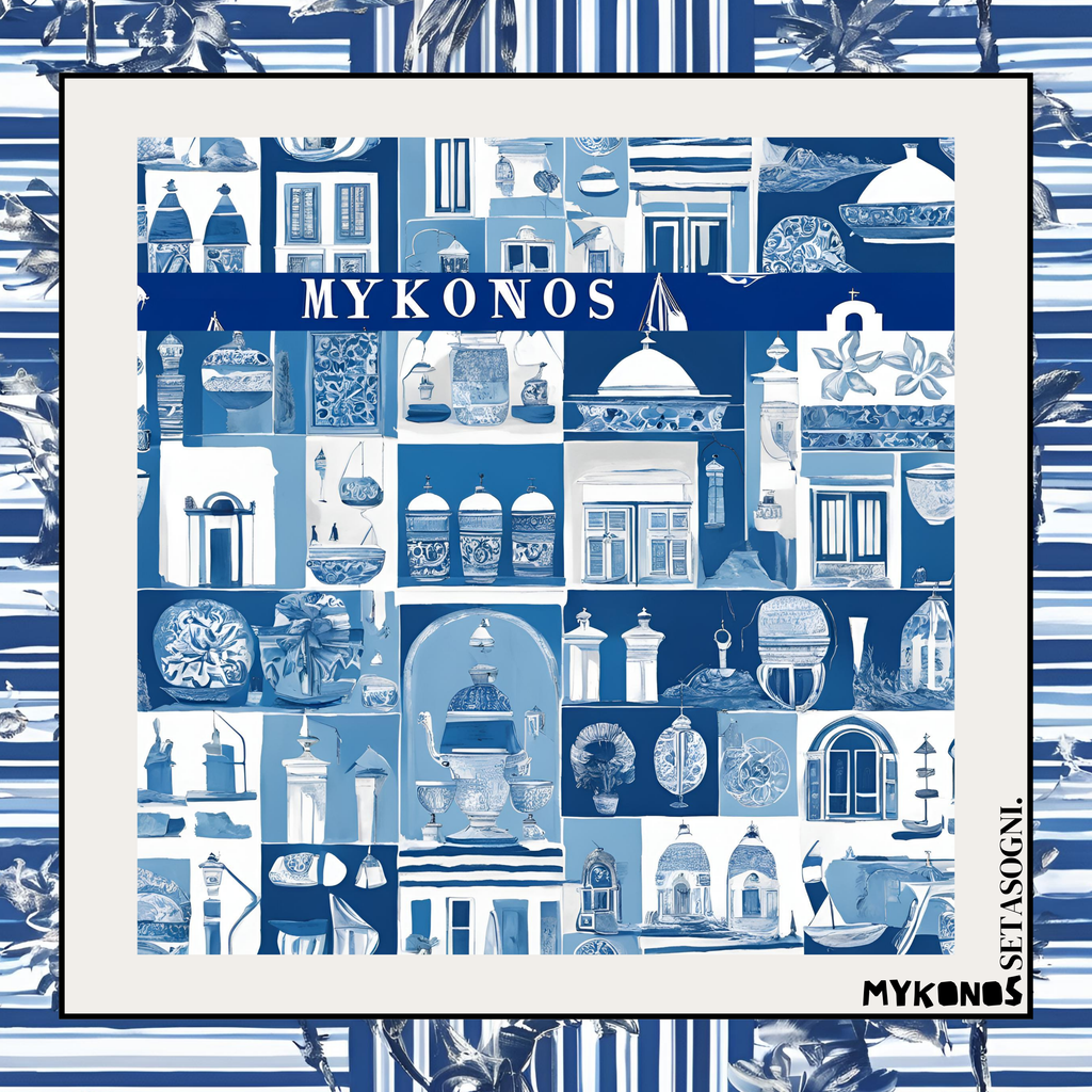 Mykonos Silk Scarf