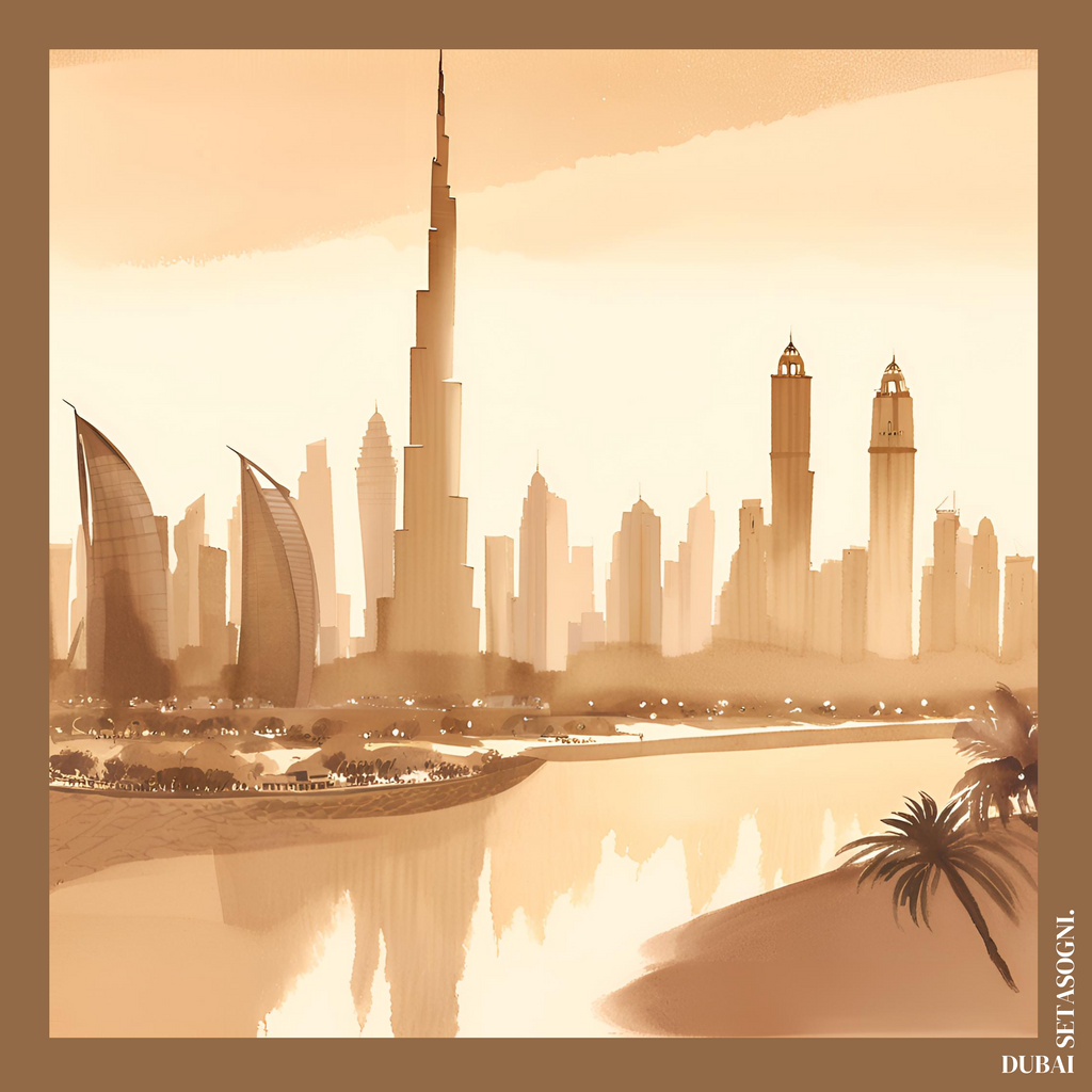 Silk Scarf Dubaï